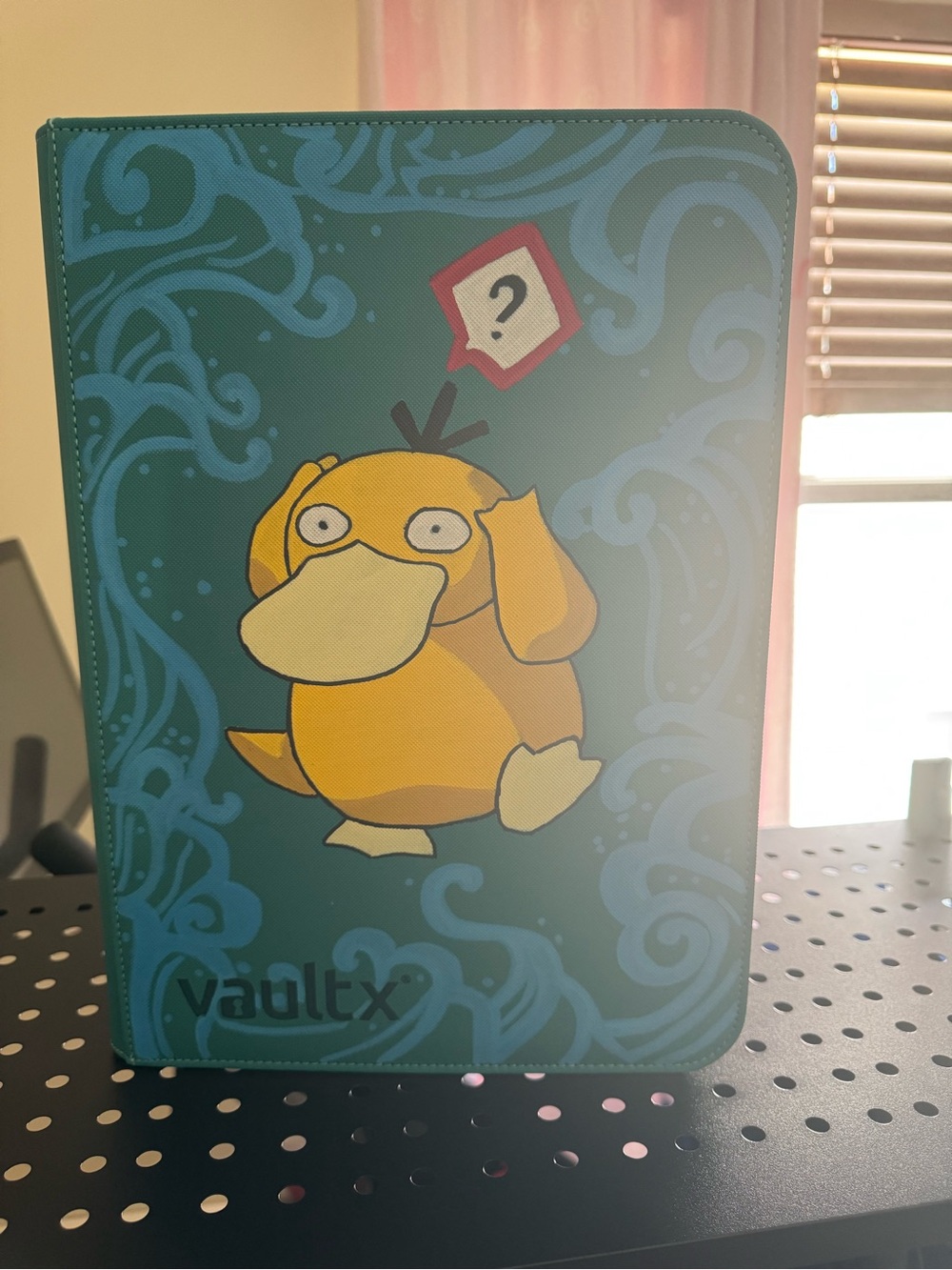 Hand Painted Psyduck 9 pocket binder